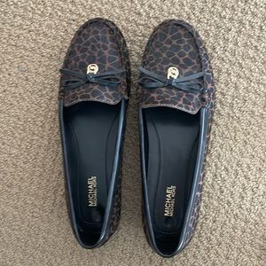MK Michael Kors calf hair loafers
